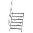 MUNK Treppe 60°  inkl. einen Handlauf, 1000mm Stufenbreite, 6 Stufen