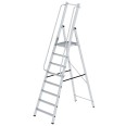 MUNK ML Bauleiter Aluminium-Stufenstehleiter 8 Stufen