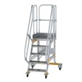 MUNK Plattformtreppe fahrbar 60° Stufenbreite 600mm 5 Stufen