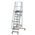 MUNK Plattformtreppe fahrbar 60° Stufenbreite 600mm 9 Stufen
