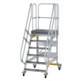 MUNK Plattformtreppe fahrbar 60° Stufenbreite 800mm 6 Stufen