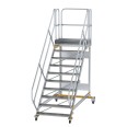 MUNK Plattformtreppe fahrbar 45° Stufenbreite 1000mm 10 Stufen