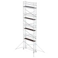 MUNK Aluminium-Rollgerüst mit Ausleger 3,00x0,75m Plattform 11,51m AH