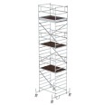 MUNK Rollgerüst mit Doppelplattform 1,35x1,80m Plattform, 8,35m AH