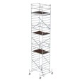 MUNK Rollgerüst mit Doppelplattform 1,35x1,80m Plattform, 9,35m AH
