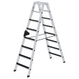 MUNK Stehleiter beidseitig begehbar mit clip-step 2x8 Stufen MUNK Stehleiter beidseitig begehbar mit clip-step 2x8 Stufen-small