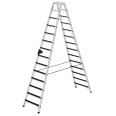 MUNK Stehleiter beidseitig begehbar mit clip-step 2x14 Stufen MUNK Stehleiter beidseitig begehbar mit clip-step 2x14 Stufen-small
