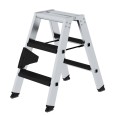 MUNK Stehleiter beidseitig begehbar mit relax-step 2x3 Stufen MUNK Stehleiter beidseitig begehbar mit relax-step 2x3 Stufen-small