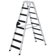 MUNK Stehleiter beidseitig begehbar mit relax-step 2x8 Stufen MUNK Stehleiter beidseitig begehbar mit relax-step 2x8 Stufen-small
