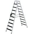 MUNK Stehleiter beidseitig begehbar mit relax-step 2x10 Stufen MUNK Stehleiter beidseitig begehbar mit relax-step 2x10 Stufen-small