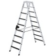 MUNK Stehleiter beidseitig begehbar mit clip-step R13 2x9 Stufen MUNK Stehleiter beidseitig begehbar mit clip-step R13 2x9 Stufen-small