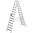 MUNK Stehleiter beidseitig begehbar mit clip-step R13 2x14 Stufen MUNK Stehleiter beidseitig begehbar mit clip-step R13 2x14 Stufen-small