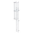 MUNK ortsfeste Steigleitern Aluminium, 4,76m SH
