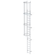 MUNK ortsfeste Steigleitern Aluminium, 5,60m SH