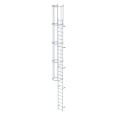 MUNK ortsfeste Steigleitern Aluminium, 7,28m SH