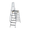 MUNK Überstieg 60° inkl. einen Handlauf, Stufenbreite 600mm, 2x7 Stufen