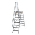 MUNK Überstieg 60° inkl. einen Handlauf, Stufenbreite 600mm, 2x8 Stufen