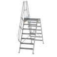 MUNK Überstieg 60° inkl. einen Handlauf, Stufenbreite 800mm, 2x7 Stufen