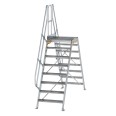 MUNK Überstieg 60° inkl. einen Handlauf, Stufenbreite 800mm, 2x8 Stufen