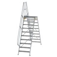 MUNK Überstieg 60° inkl. einen Handlauf, Stufenbreite 800mm, 2x10 Stufen