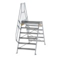 MUNK Überstieg 60° inkl. einen Handlauf, Stufenbreite 1000mm, 2x6 Stufen