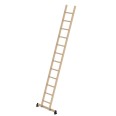 MUNK Holz-Anlegeleiter mit nivello-Traverse 12 Sprossen
