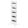 MUNK Rollgerüst mit Doppelplattform 2,45x1,80m Plattform 13,35m AH