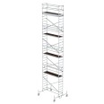 MUNK Rollgerüst mit Fahrbalken 0,75x2,45m Plattform 11,45m AH