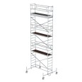 MUNK Rollgerüst mit Fahrbalken 0,75x2,45m Plattform 8,45m AH