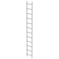 MUNK Schachtleiter aus Edelstahl 400mm breit 12 Sprossen 3,36m lang