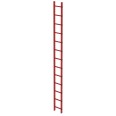 MUNK Schachtleiter aus GFK 300mm breit 13 Sprossen 3,64m lang