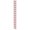 MUNK Schachtleiter aus GFK 300mm breit 15 Sprossen 4,20m lang