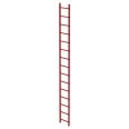 MUNK Schachtleiter aus GFK 400mm breit 15 Sprossen 4,20m lang