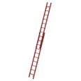 MUNK Vollkunststoff Sprossen-Schiebeleiter 2x10 Sprossen