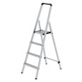 MUNK Stufenstehleiter ML einseitig begehbar, eloxiert 4 Stufen MUNK Stufenstehleiter ML einseitig begehbar, eloxiert 4 Stufen-small