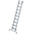 MUNK Stufen-Schiebeleiter mit nivello-Traverse 2-teilig 2x9 Stufen