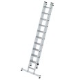 MUNK Stufen-Schiebeleiter mit nivello-Traverse 2-teilig 11+10 Stufen