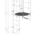 MUNK Umsteigeplattform zwischen Leiterzügen 700mm Edelstahl