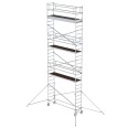 MUNK Aluminium-Rollgerüst mit Ausleger 3,00x0,75m Plattform 9,55m AH