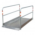 Schake Grabenbrücke aus Aluminium 1,0-1,3m breit, 1-5m lang Schake Grabenbrücke aus Aluminium 1,0-1,3m breit, 1-5m lang-small