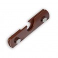 Schneefanglasche für Schneefangrohre bis  Ø34mm, Stehfalzdach, rotbraun Schneefanglasche für Schneefangrohre bis  Ø34mm, Stehfalzdach, rotbraun-small
