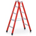 Zarges Breitsprossen-Stehleiter in GFK-Mischbauweise EFAmix B 2x4 Sprossen-small