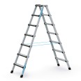 Zarges Comfortstep B Stehleiter mit gepolsterter Stufen-Vorderkante 2x7 Stufen-small