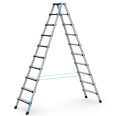 Zarges Comfortstep B Stehleiter mit gepolsterter Stufen-Vorderkante 2x10 Stufen-small