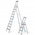 Zarges gebördelte Stufen-Stehleiter R13step eloxiert-small