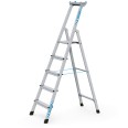 Zarges genietete Stehleiter, eloxiert XLstep S 5 Stufen
