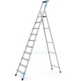 Zarges genietete Stehleiter, eloxiert Xlstep S 10 Stufen