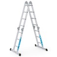 Zarges Vielzweckleiter Multitec M 2x3 + 2x4 Sprossen-small