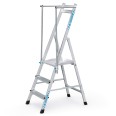 Zarges Plattformleiter ZAP Neo S mit klappbarem Handlauf 3 Stufen