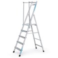 Zarges Plattformleiter ZAP Neo S mit klappbarem Handlauf 5 Stufen